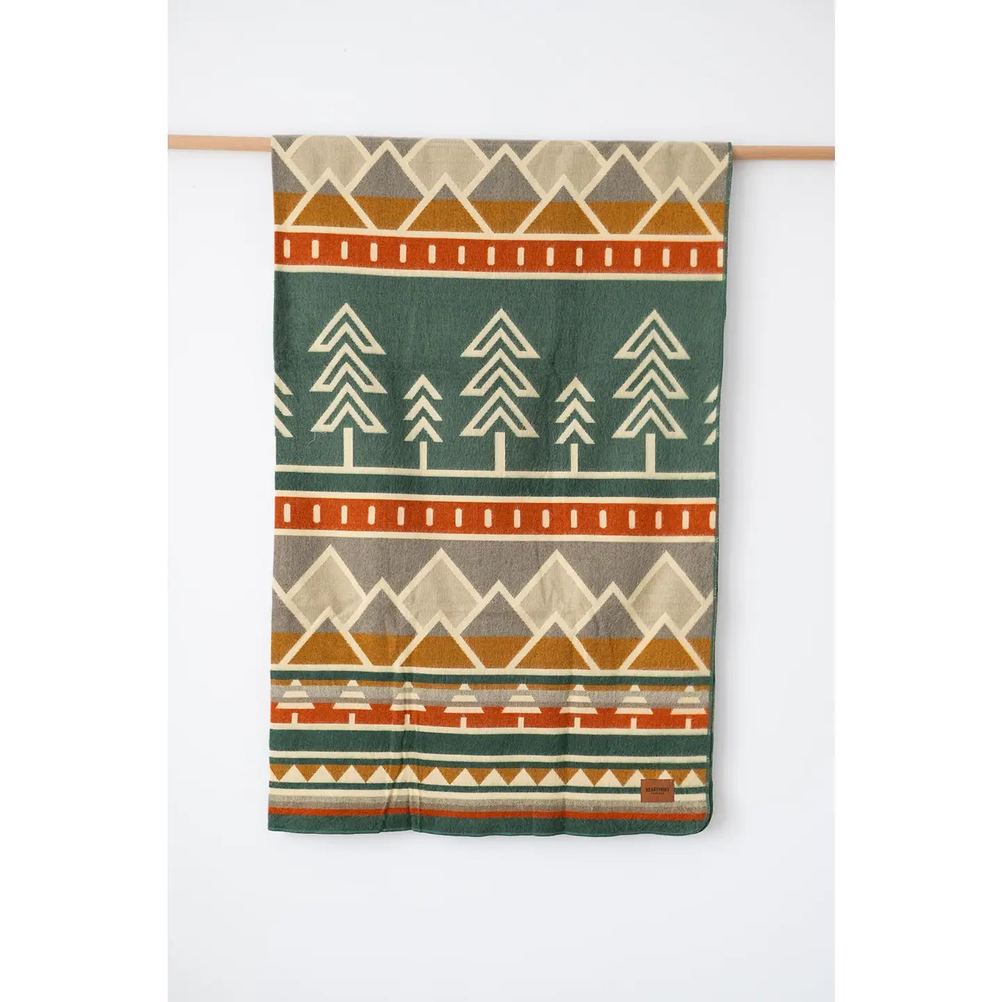 Tree Line Throw Blanket - Alpine Escape