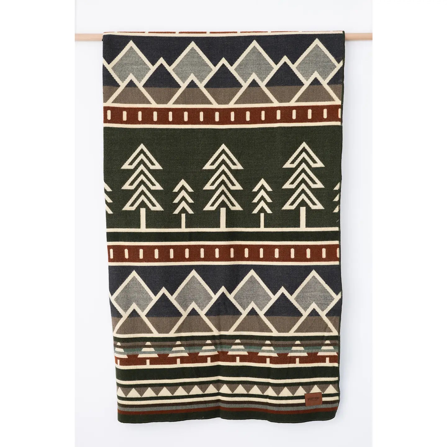 Tree Line Throw Blanket - Prairie Summit