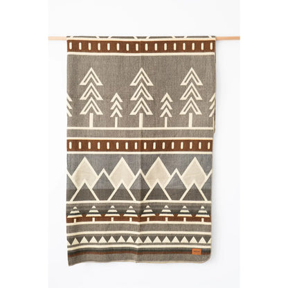 Tree Line Queen Blanket - Tranquil Peaks