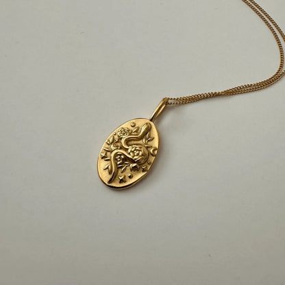 Serpent Necklace- Gold