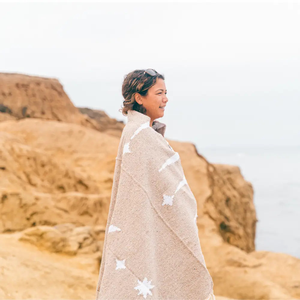 Moon Phases Blanket - Mexican Yoga Blanket