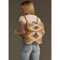 Tan, Cream & Gray Aztec Backpack