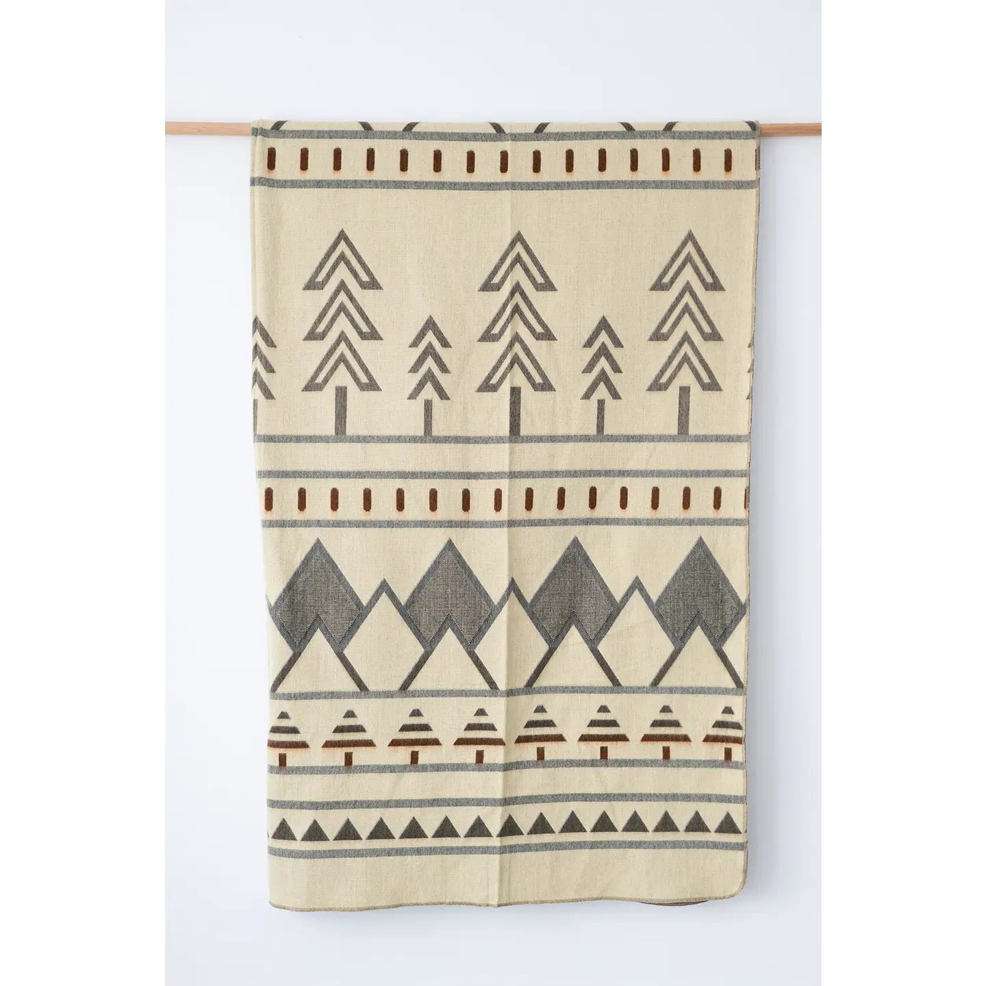 Tree Line Queen Blanket - Tranquil Peaks