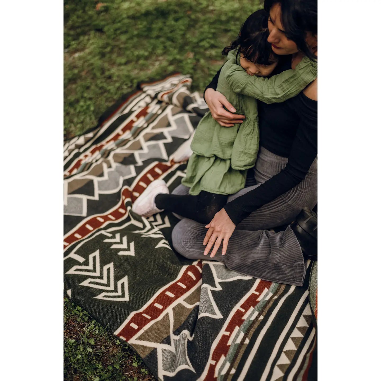 Tree Line Throw Blanket - Prairie Summit